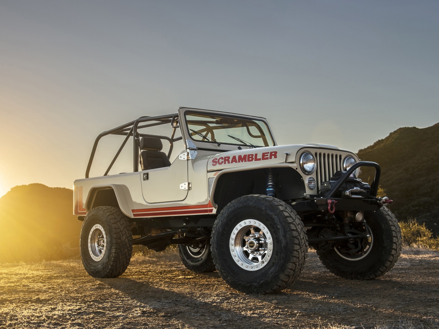 Das Classic Jeep Cj8 Scrambler Wallpaper 1400x1050