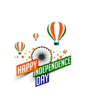 Fondo de pantalla Happy Independence Day of India 2016, 2017 128x160