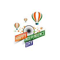 Fondo de pantalla Happy Independence Day of India 2016, 2017 208x208