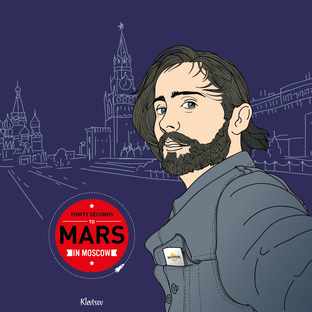 Обои 30 Seconds To Mars In Moscow 1024x1024