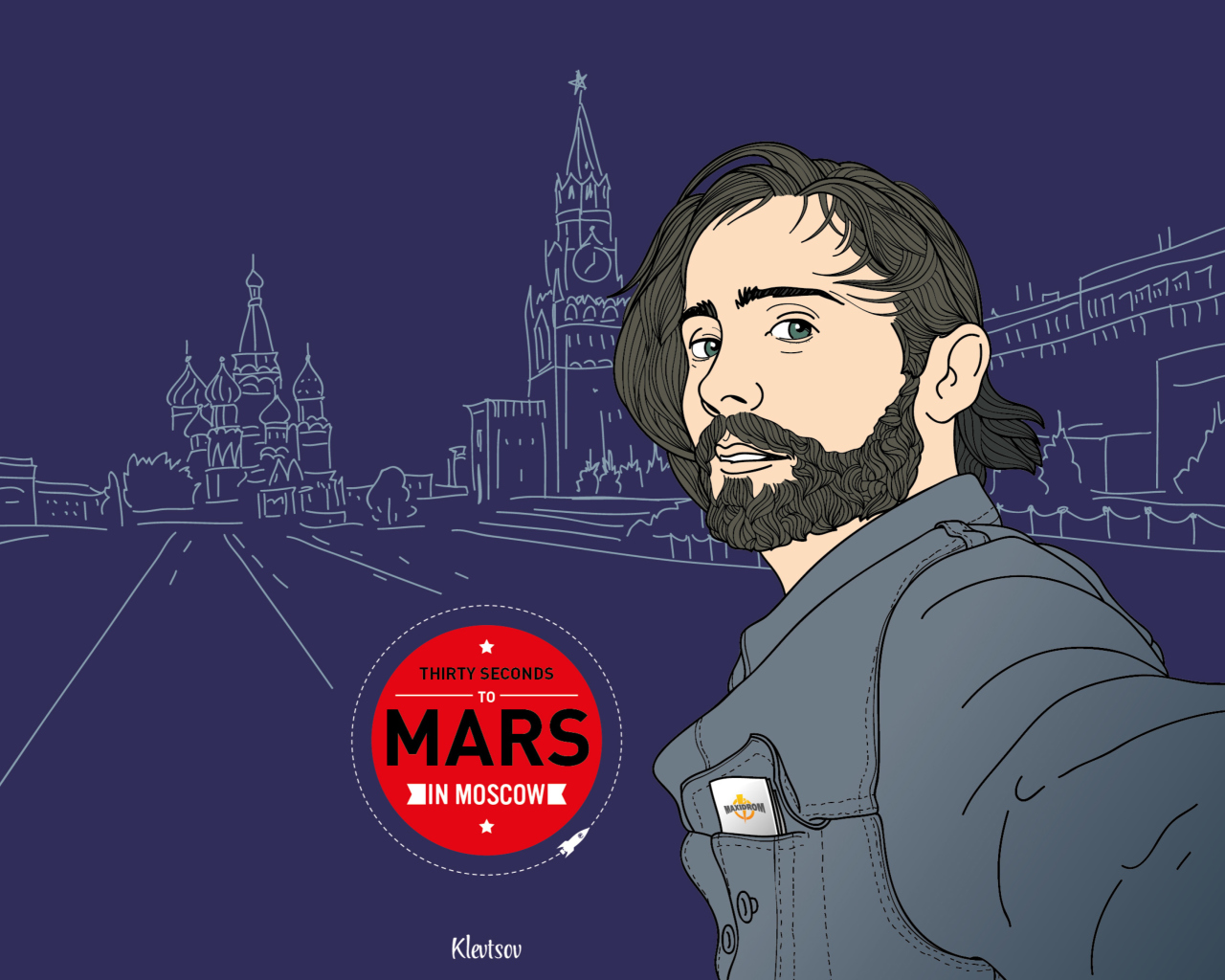 30 Seconds To Mars In Moscow wallpaper 1280x1024