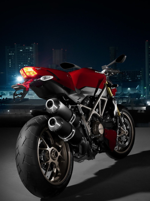 Fondo de pantalla Ducati Streetfighter 480x640