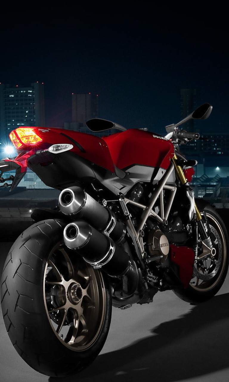 Fondo de pantalla Ducati Streetfighter 768x1280
