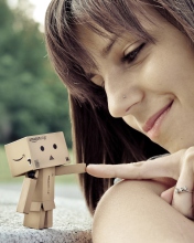 Das Hello Danbo Wallpaper 176x220