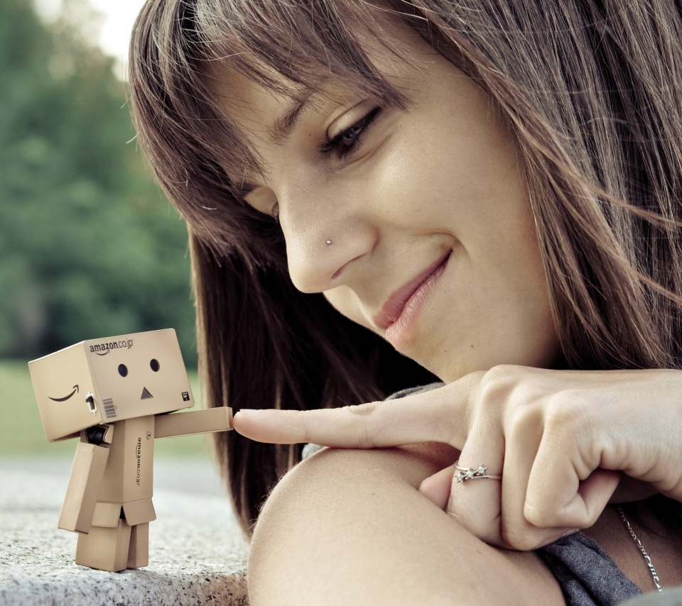 Fondo de pantalla Hello Danbo 960x854