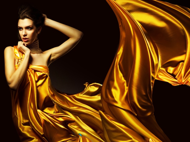 Das Golden Lady Wallpaper 640x480