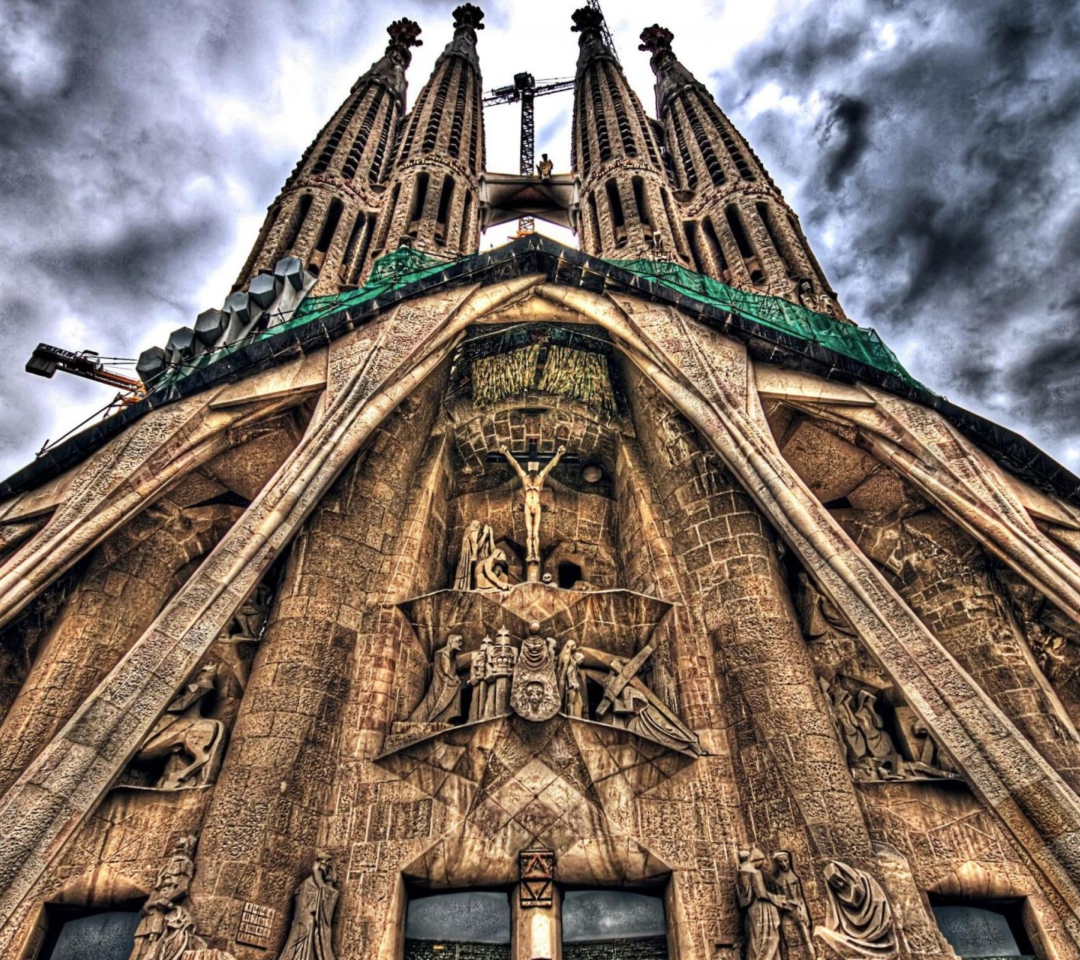 Das Sagrada Familia - Barcelona Wallpaper 1080x960