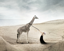 Girl And Giraffe screenshot #1 220x176