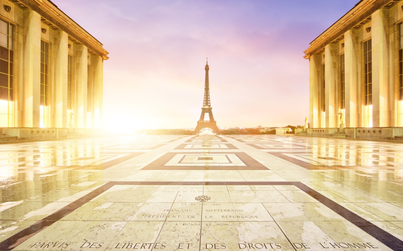 Paris - Palais De Chaillot wallpaper 1280x800