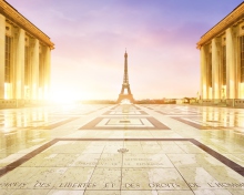 Das Paris - Palais De Chaillot Wallpaper 220x176