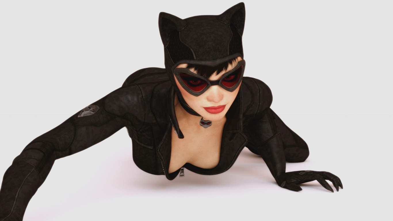 Screenshot №1 pro téma Batman Arkham City Video Game Catwoman 1366x768