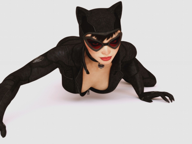 Screenshot №1 pro téma Batman Arkham City Video Game Catwoman 640x480