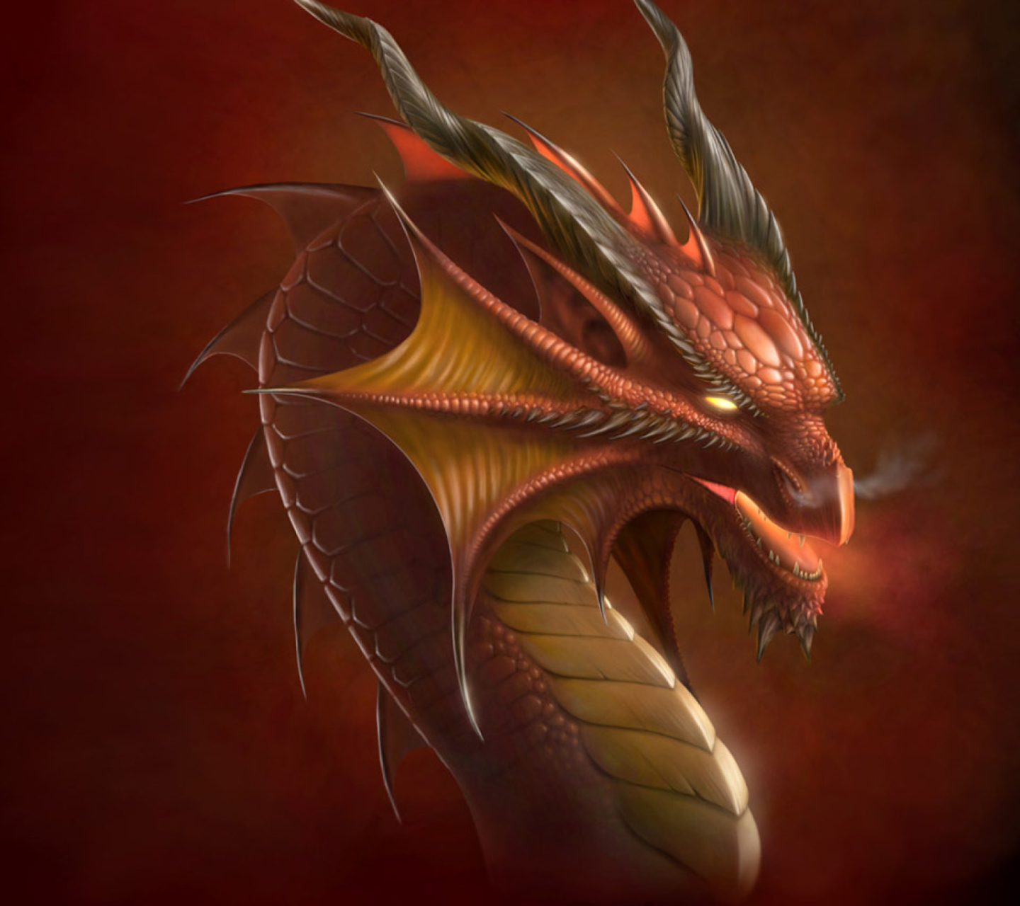 Das Dragon Head Wallpaper 1440x1280