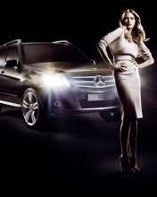 Mercedes Benz Fashion Week Advertising wallpaper 176x220