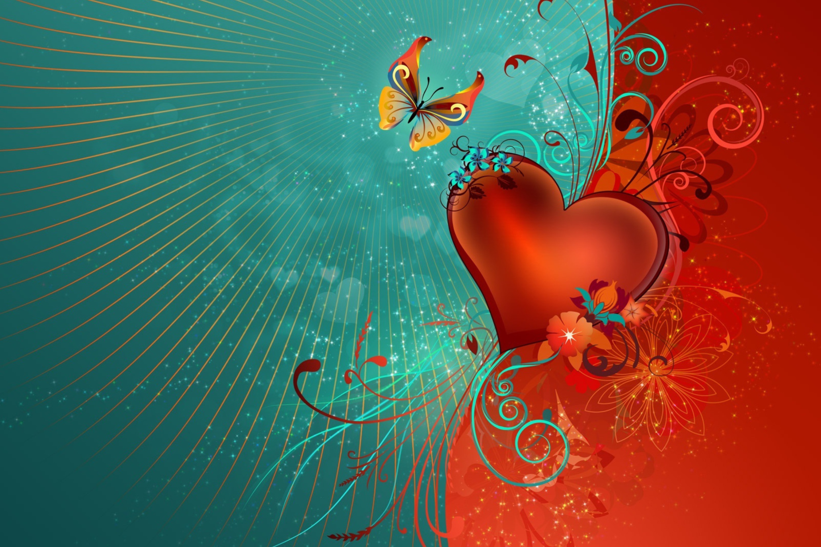 Love Heart wallpaper 2880x1920