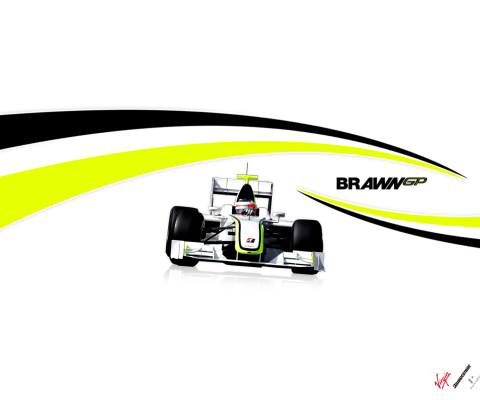 Fondo de pantalla Brawn GP by FordGT 480x400