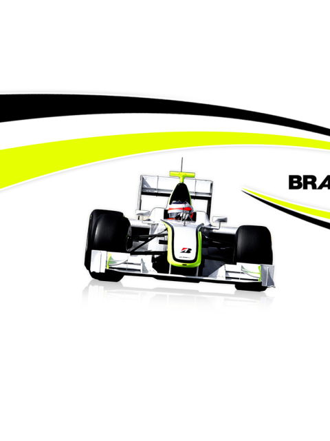 Обои Brawn GP by FordGT 480x640