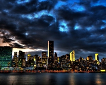 Das New York Skyline Wallpaper 220x176