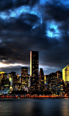 Fondo de pantalla New York Skyline 240x400