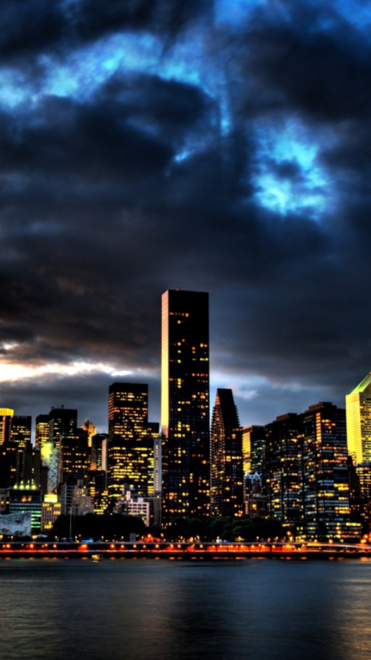 Das New York Skyline Wallpaper 750x1334
