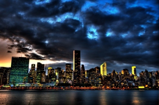 New York Skyline Background for Android, iPhone and iPad