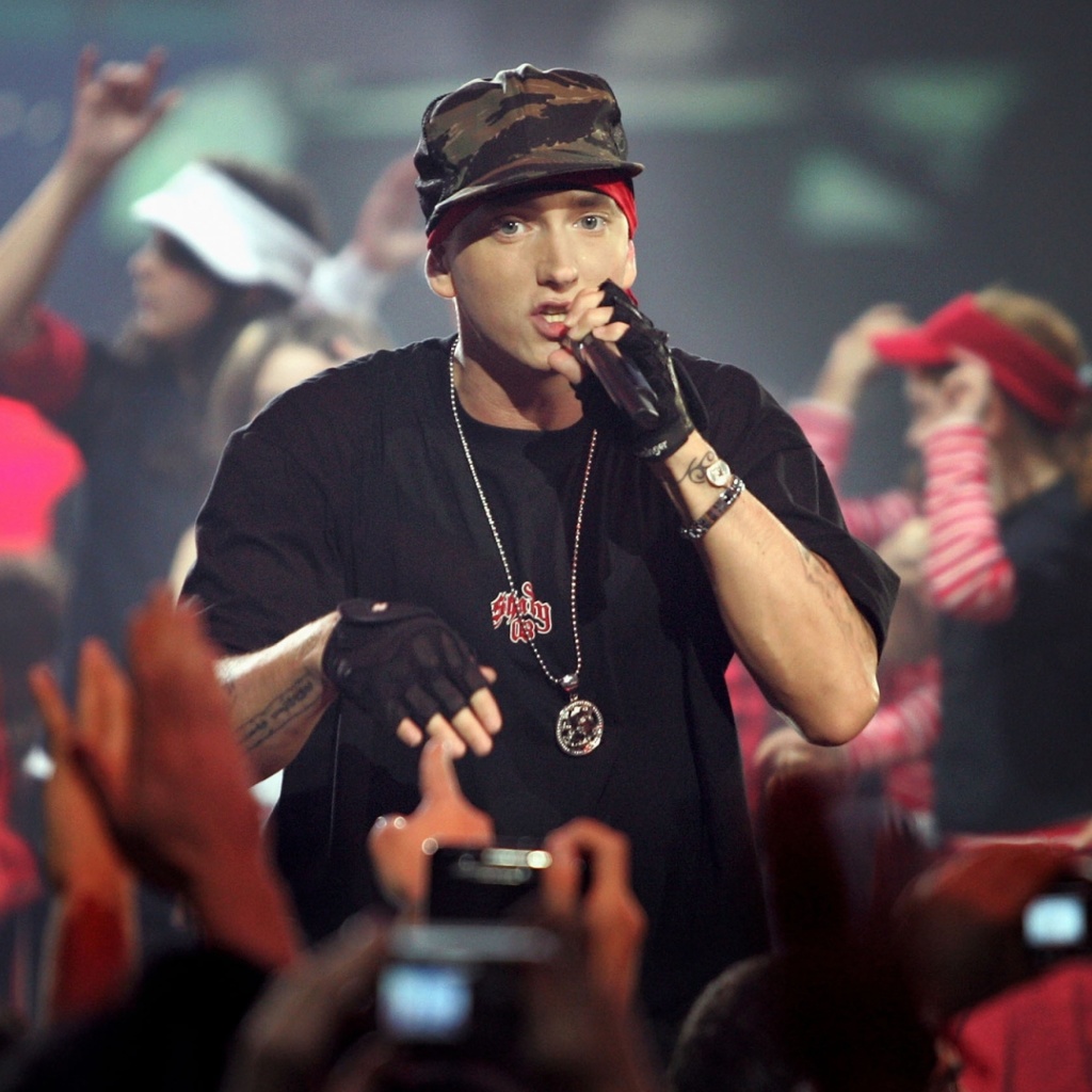 Das Eminem Live Concert Wallpaper 1024x1024