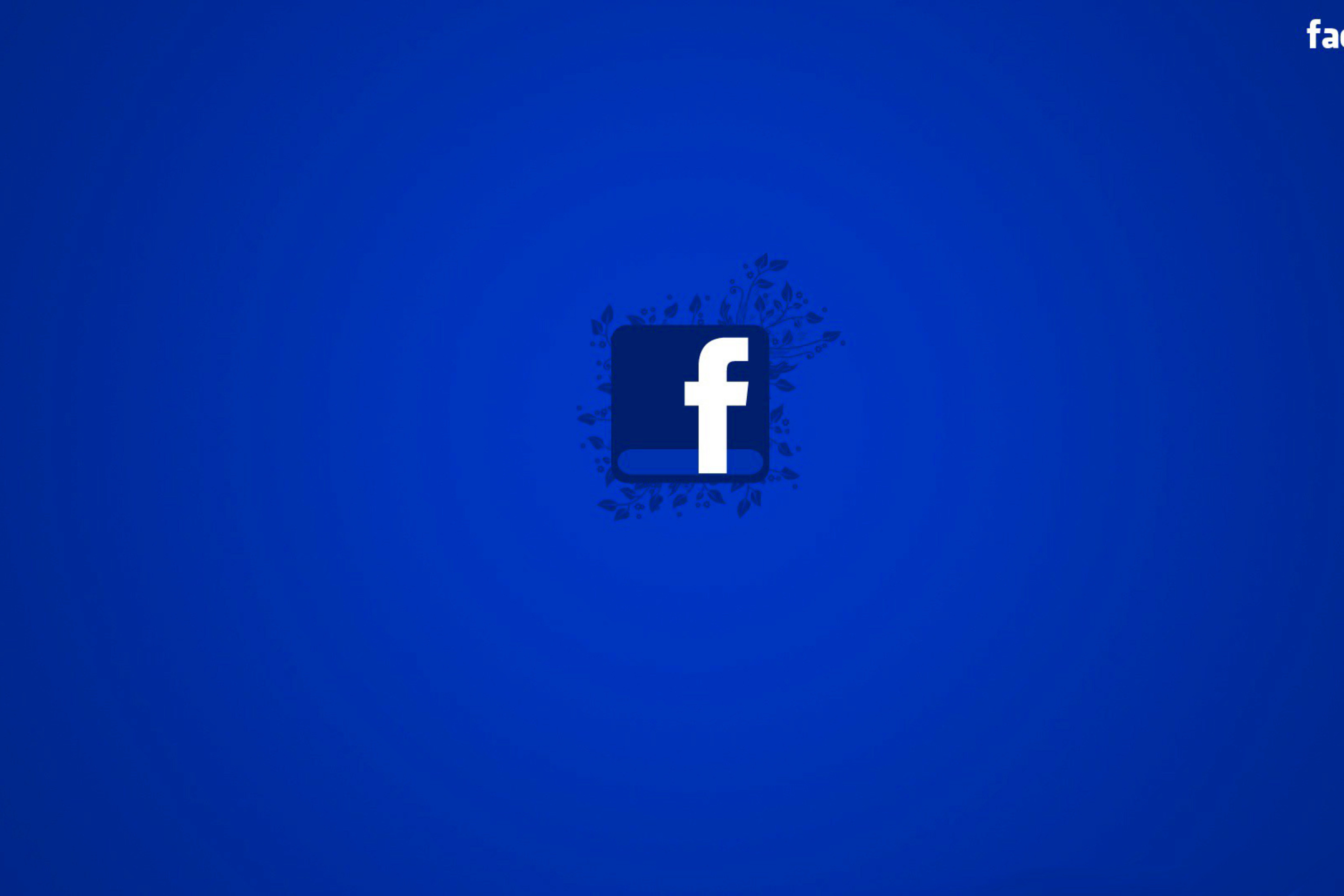 Facebook Social Network Logo wallpaper 2880x1920