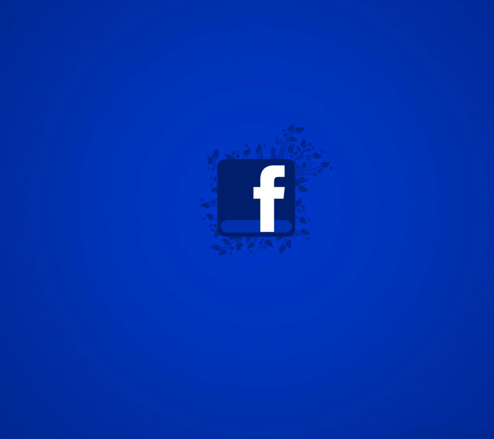 Обои Facebook Social Network Logo 960x854