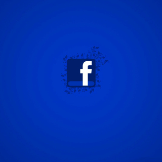 Kostenloses Facebook Social Network Logo Wallpaper für iPad