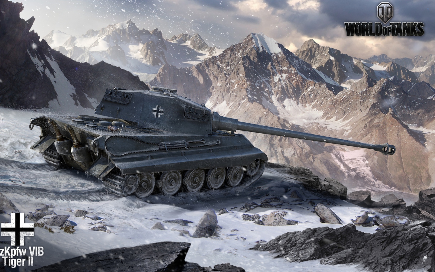 Fondo de pantalla Tiger II - World of Tanks 1440x900