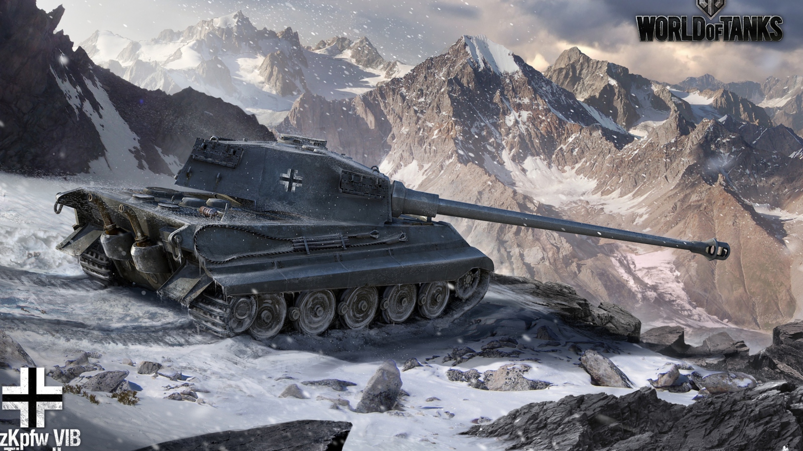 Fondo de pantalla Tiger II - World of Tanks 1600x900
