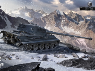 Das Tiger II - World of Tanks Wallpaper 320x240