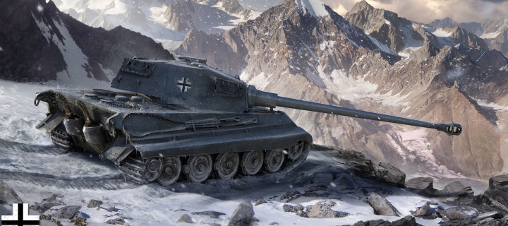 Screenshot №1 pro téma Tiger II - World of Tanks 720x320