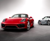 Porsche Boxster GTS wallpaper 176x144