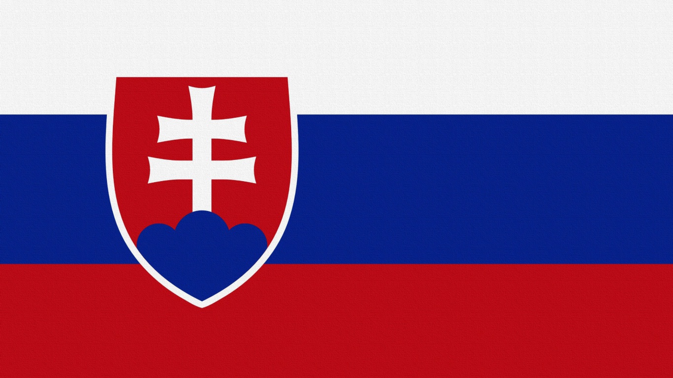 Screenshot №1 pro téma Slovakia Flag 1366x768