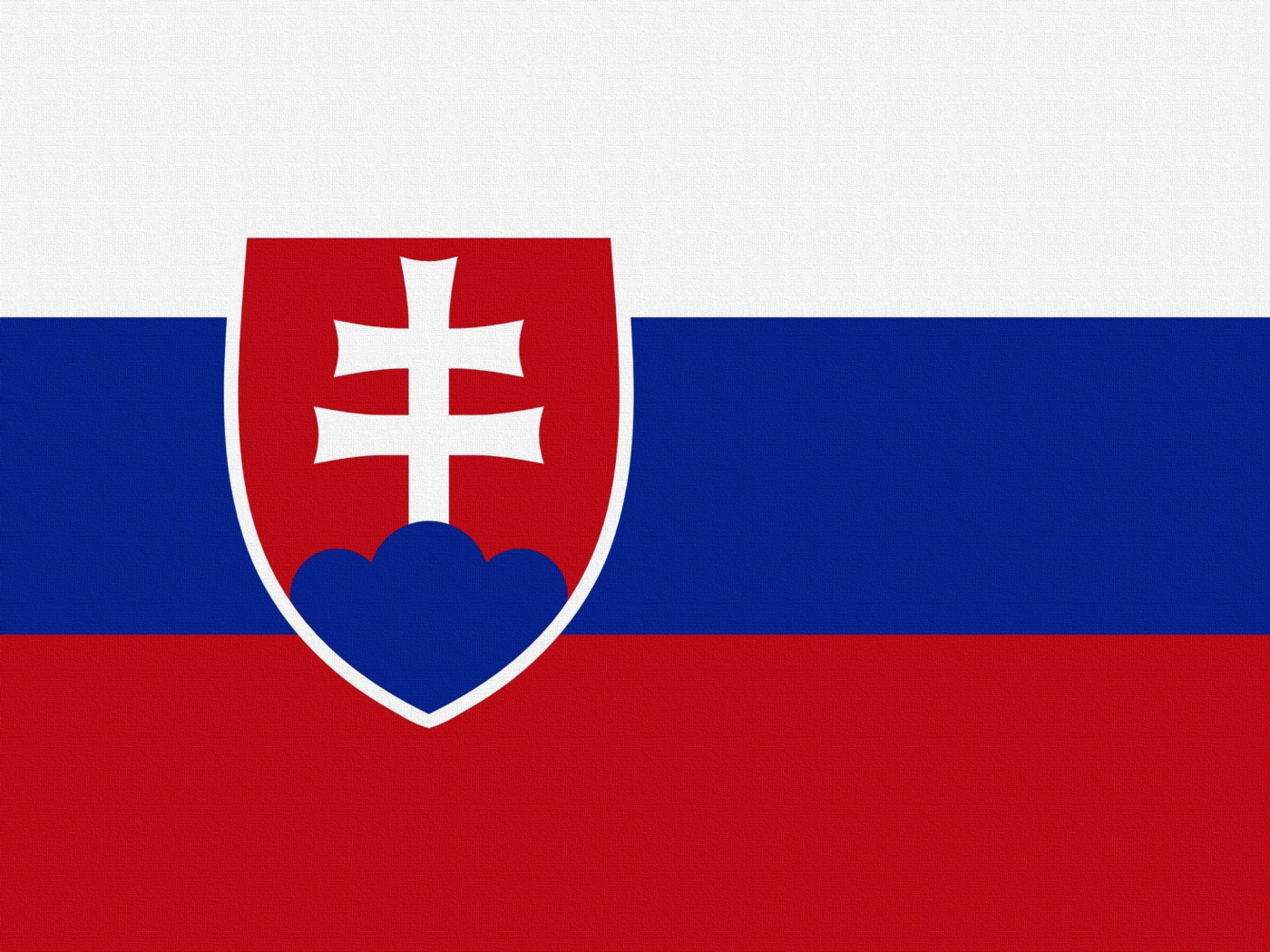 Slovakia Flag wallpaper 1400x1050