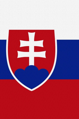 Fondo de pantalla Slovakia Flag 320x480