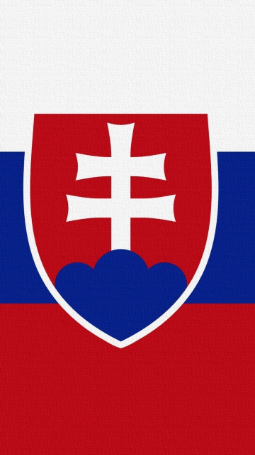 Обои Slovakia Flag 360x640