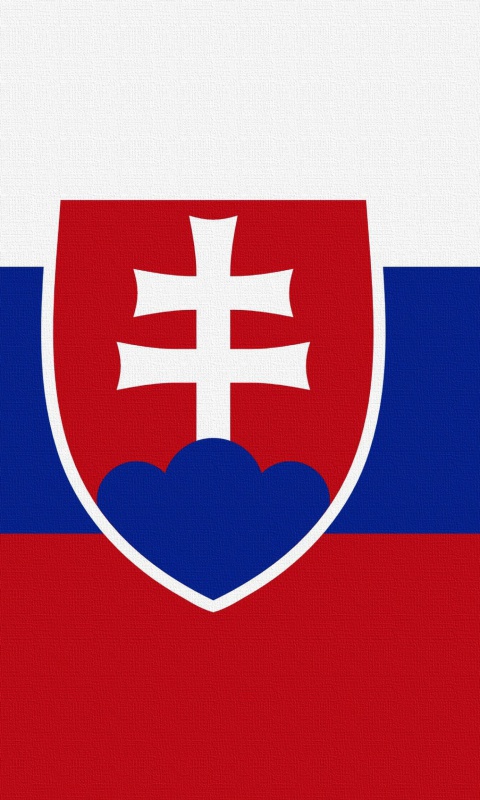 Slovakia Flag wallpaper 480x800