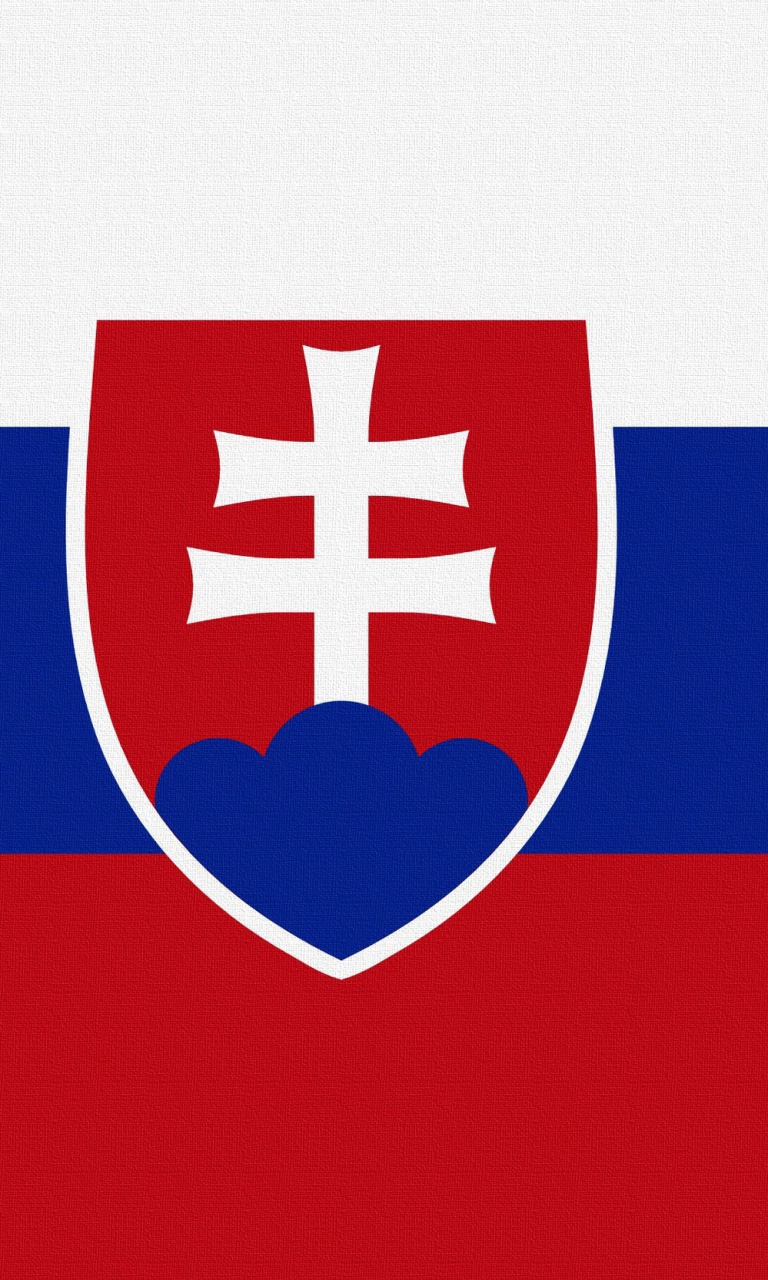 Das Slovakia Flag Wallpaper 768x1280