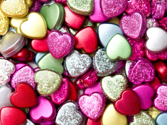 Heart shaped Pebbles screenshot #1 640x480