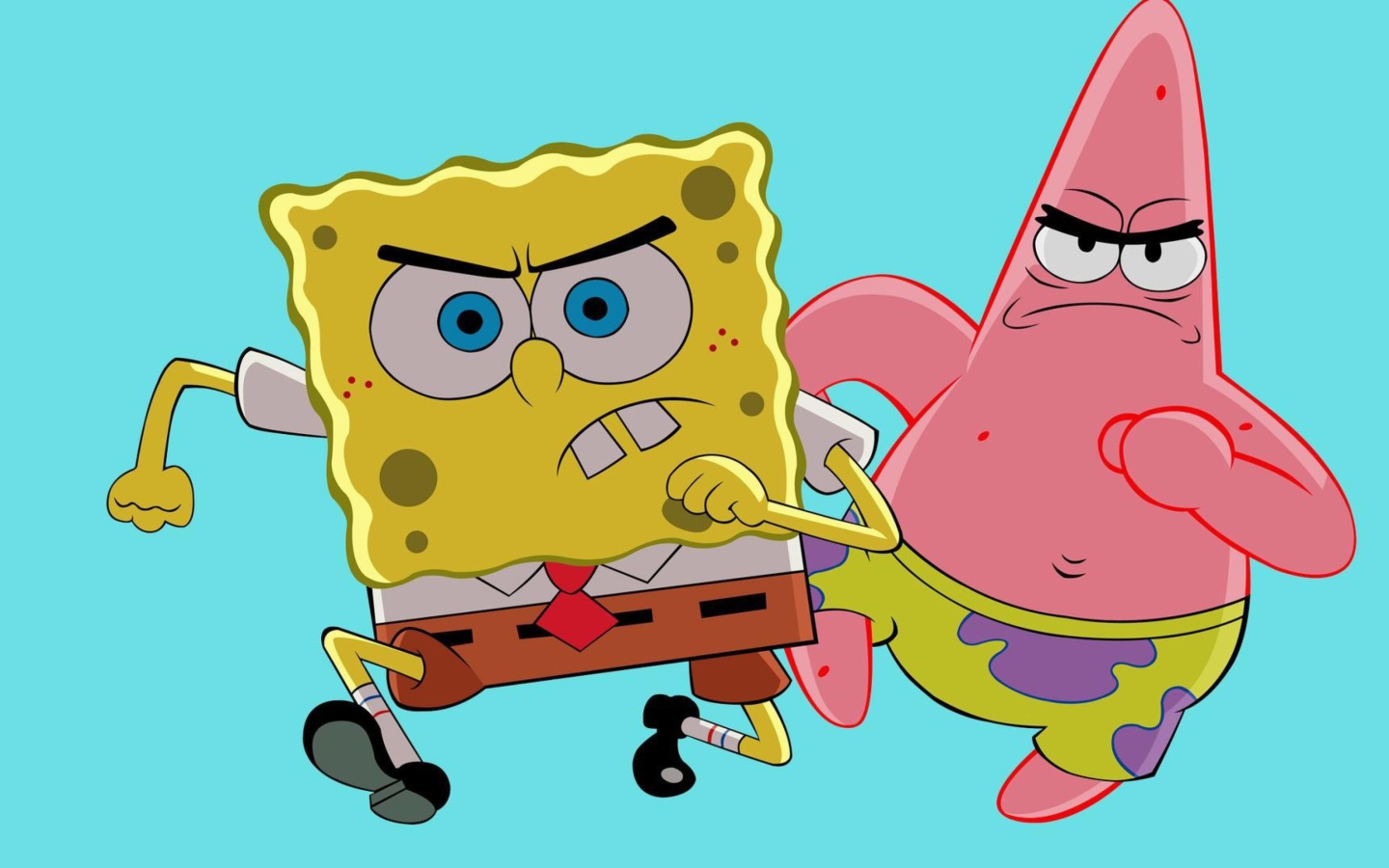 Grumpy Spongebob wallpaper 1440x900