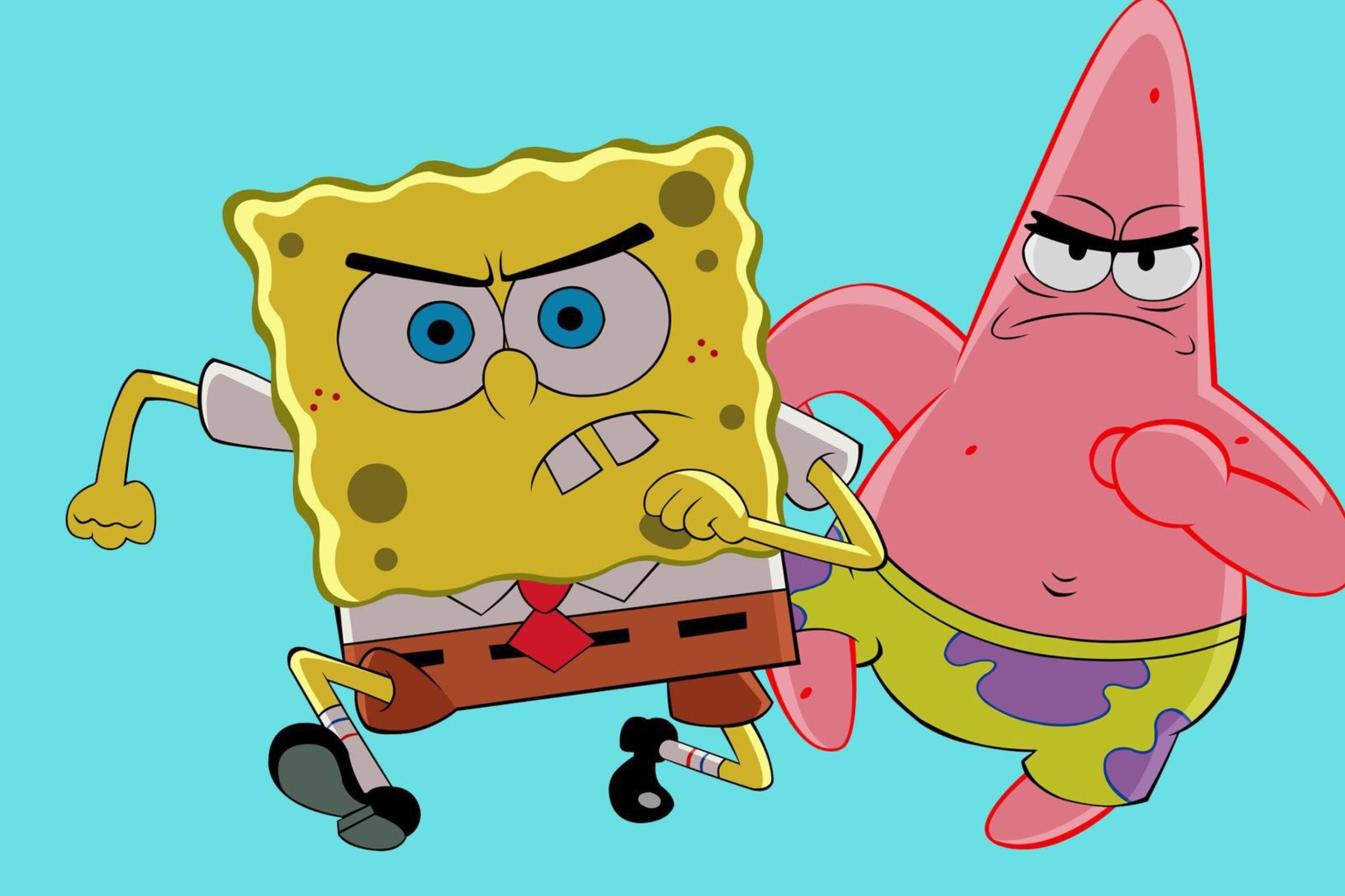 Grumpy Spongebob wallpaper 2880x1920