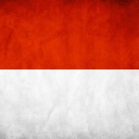 Indonesia Grunge Flag wallpaper 128x128