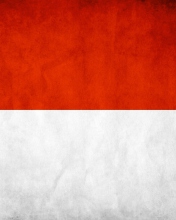 Обои Indonesia Grunge Flag 176x220