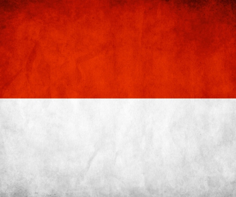 Sfondi Indonesia Grunge Flag 480x400