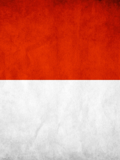 Das Indonesia Grunge Flag Wallpaper 480x640