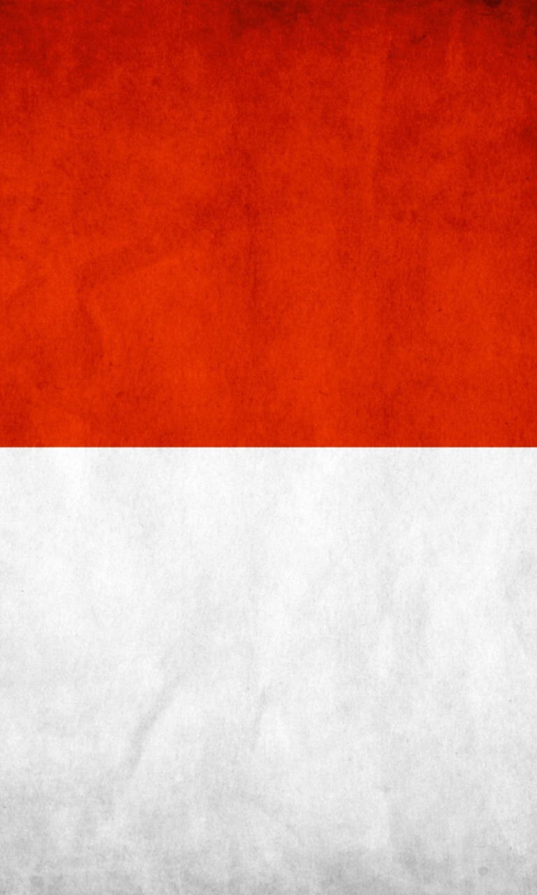 Fondo de pantalla Indonesia Grunge Flag 768x1280