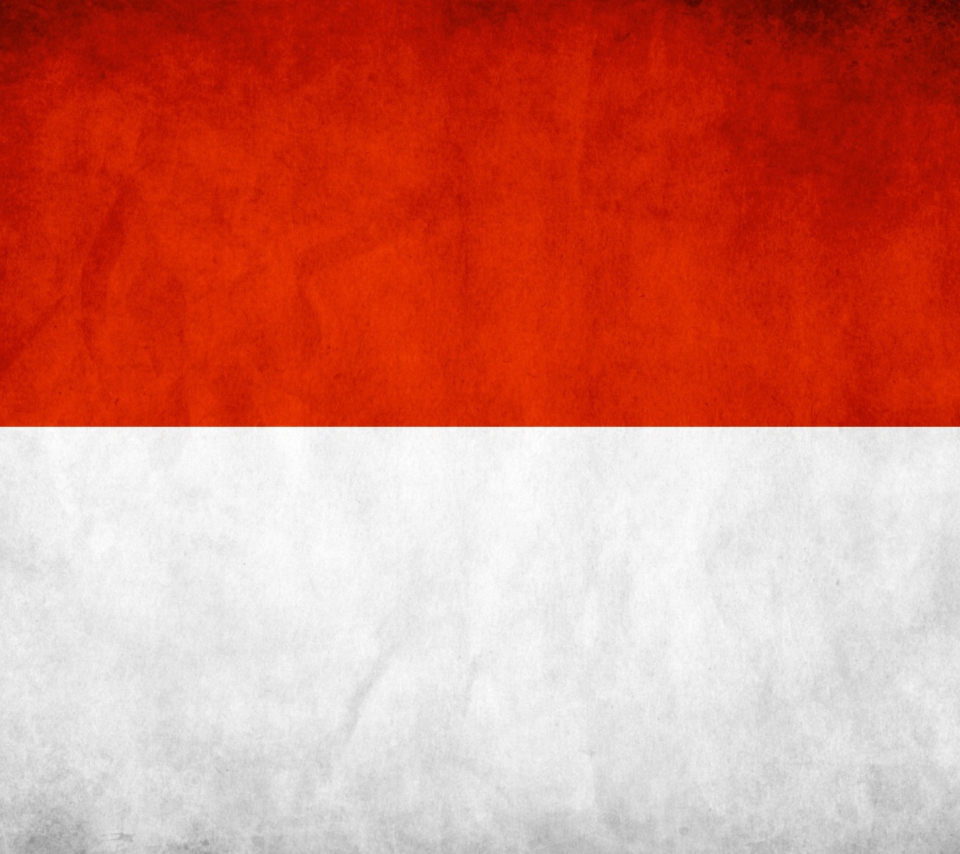 Das Indonesia Grunge Flag Wallpaper 960x854