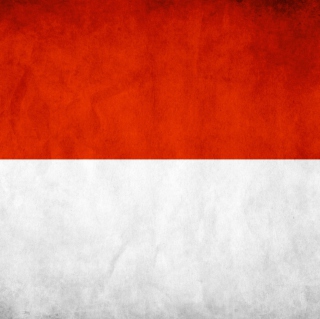 Indonesia Grunge Flag sfondi gratuiti per 128x128